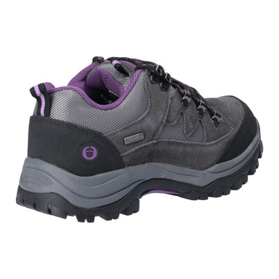 Cotswold Oxerton Hiking Shoes-Grey-Purple-2