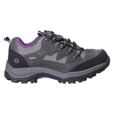 Cotswold Oxerton Hiking Shoes-Grey-Purple-4