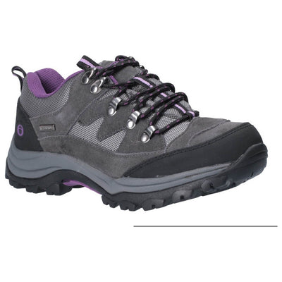 Cotswold Oxerton Hiking Shoes-Grey-Purple-Main