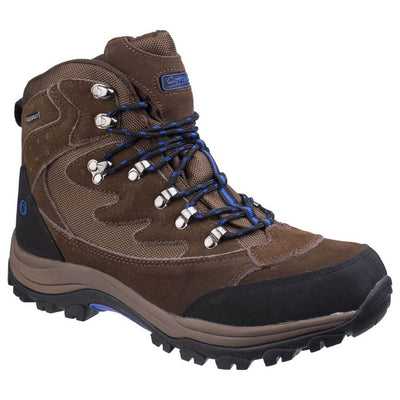 Cotswold Oxerton Waterproof Hiking Shoes-Brown-Main