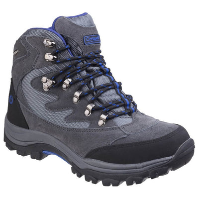 Cotswold Oxerton Waterproof Hiking Shoes-Grey-Main