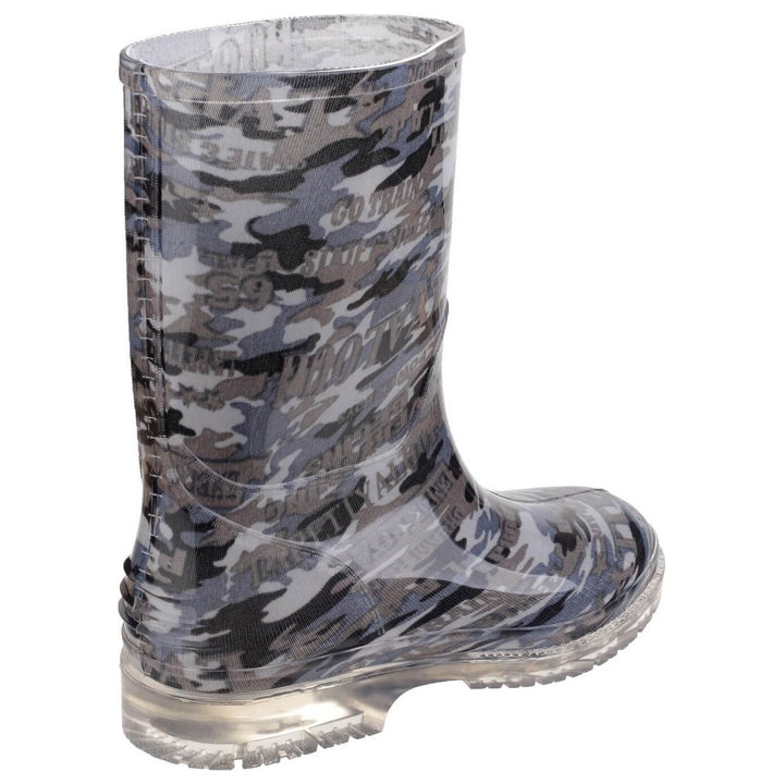 Cotswold PVC Kids Wellies-Camo-2