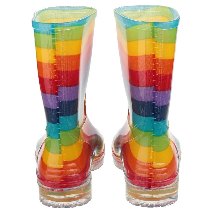 Cotswold PVC Kids Wellies-Rainbow-8