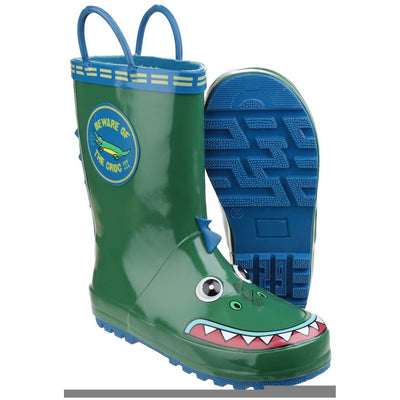 Cotswold Puddle Waterproof Boots-Crocodile-3