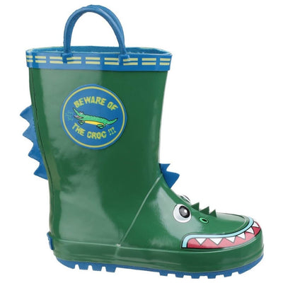 Cotswold Puddle Waterproof Boots-Crocodile-5