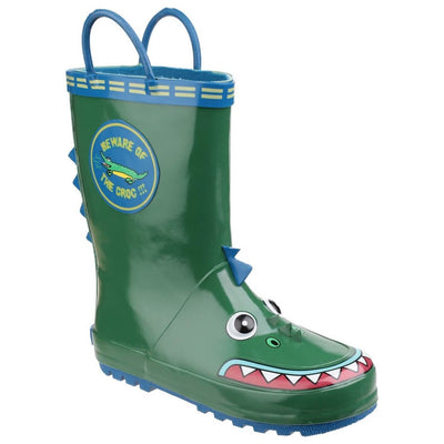 Cotswold Puddle Waterproof Boots-Crocodile-Main