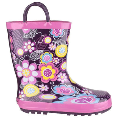 Cotswold Puddle Waterproof Boots-Flower-5