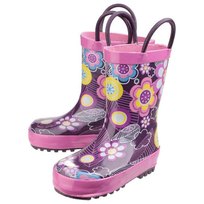 Cotswold Puddle Waterproof Boots-Flower-6