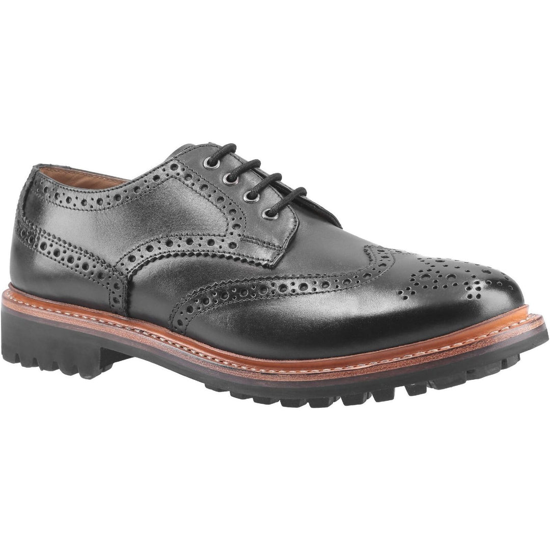 Cotswold Quenington Commando Shoes-Black-Main