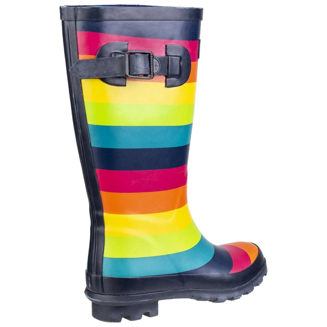 Cotswold Rainbow Kids Wellies-Multicoloured-2