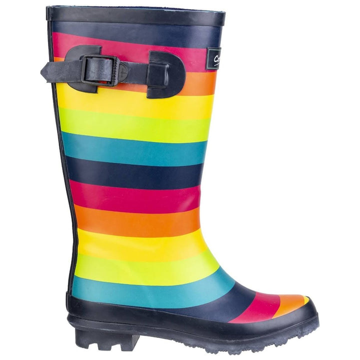 Cotswold Rainbow Kids Wellies-Multicoloured-4