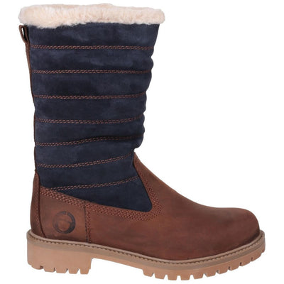 Cotswold Ripple Zip-Up Boots-Brown-Blue-5