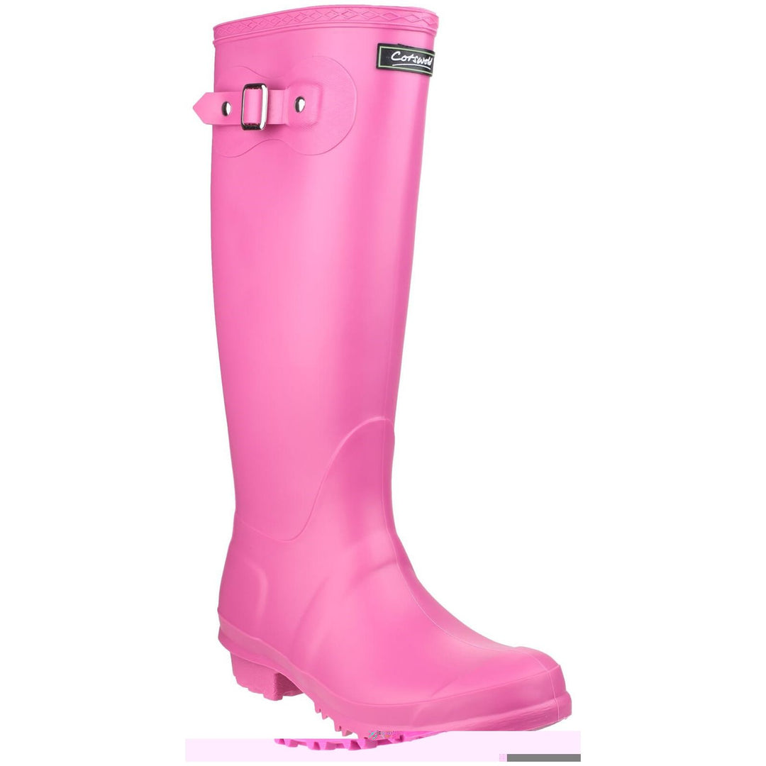 Cotswold Sandringham Buckle Wellies-Fuchsia-Main