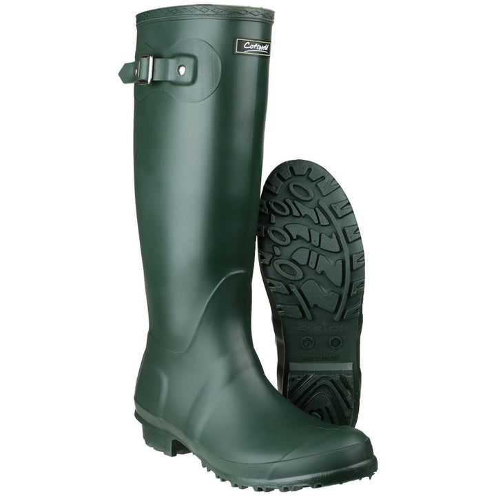 Cotswold Sandringham Buckle Wellies-Green-3