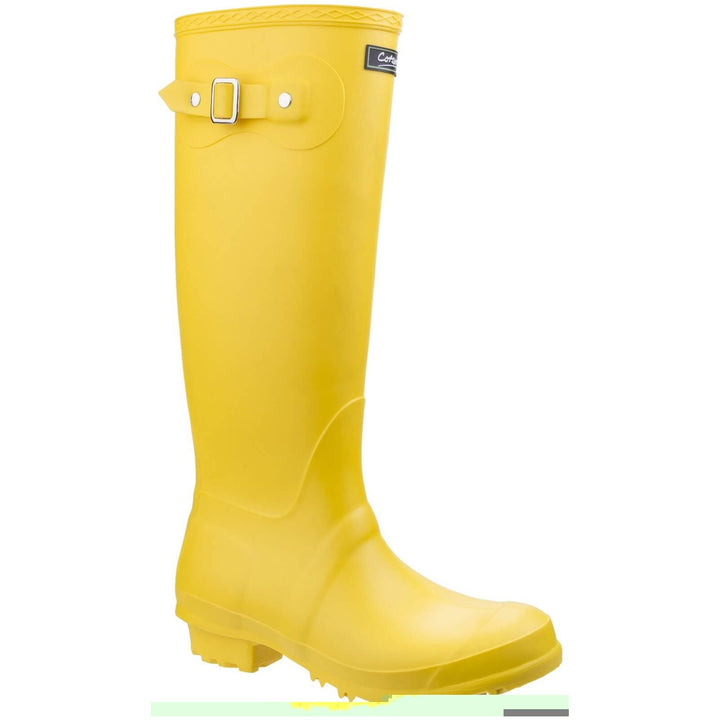 Cotswold Sandringham Buckle Wellies-Yellow-Main