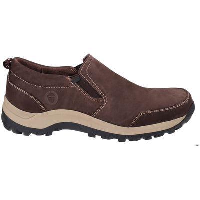 Cotswold Sheepscombe Slip On Shoes-Brown-5