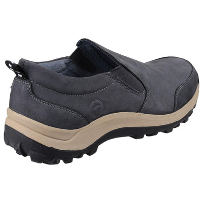 Cotswold Sheepscombe Slip On Shoes-Navy-2