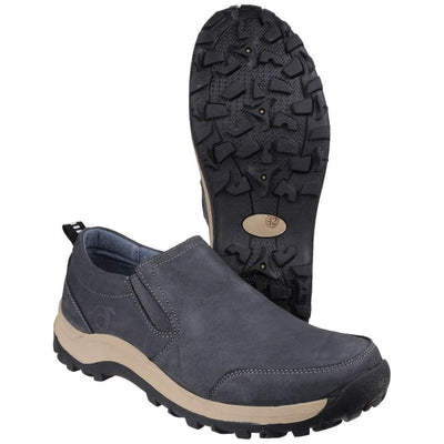 Cotswold Sheepscombe Slip On Shoes-Navy-3