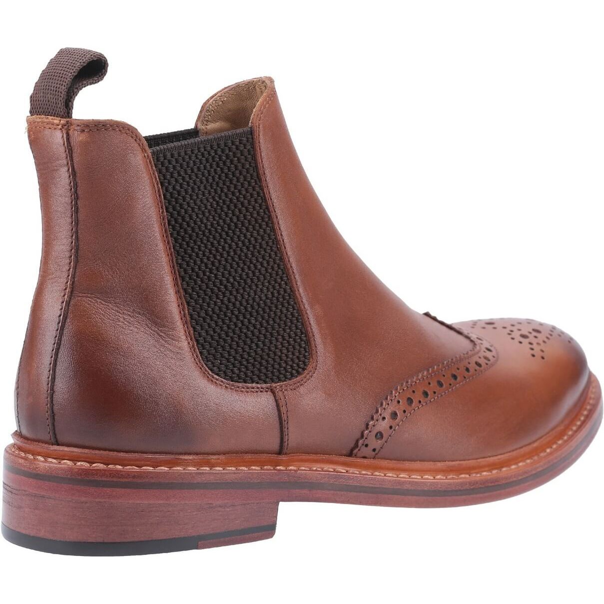 Cotswold Siddington Leather Goodyear Welt Boots-Brown-2