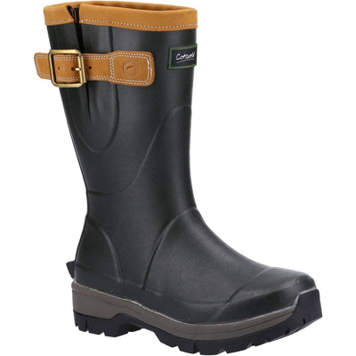 Cotswold Stratus Short Boots Green 1#colour_green