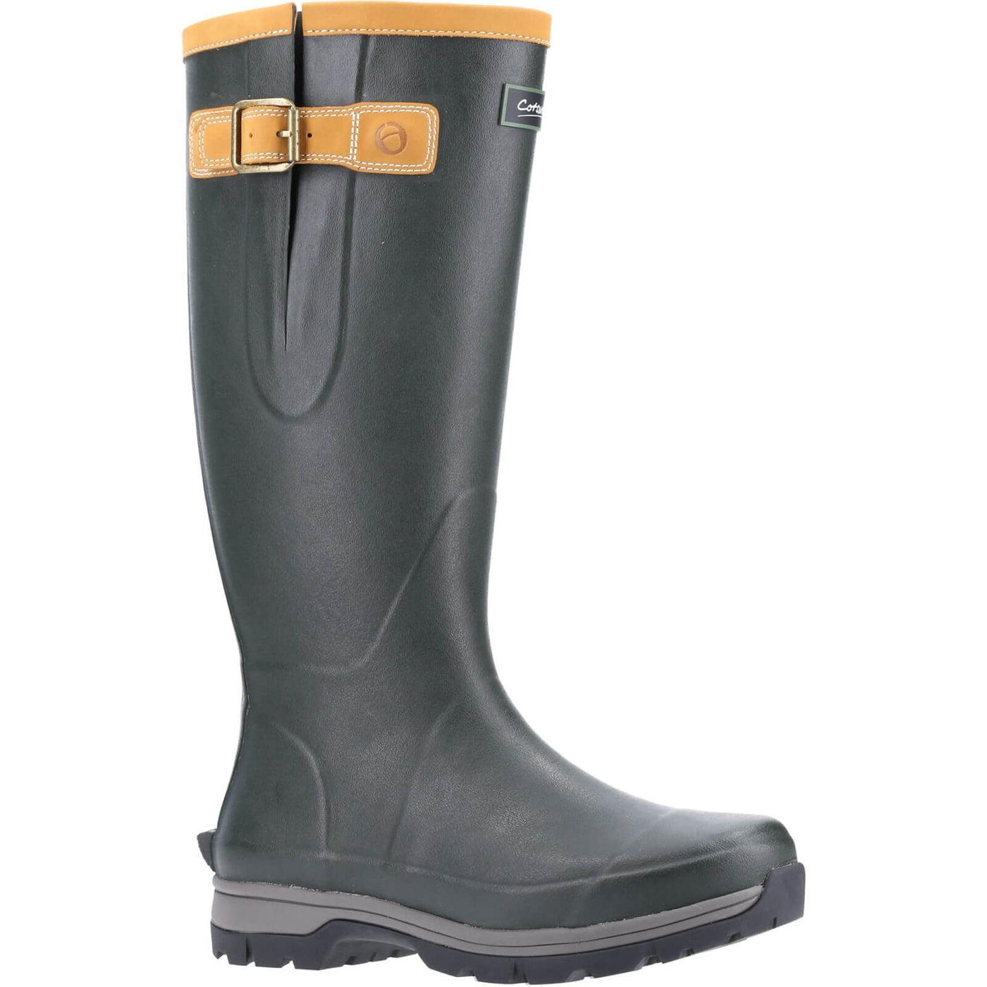 Cotswold Stratus Wellington Boots Green 1#colour_green