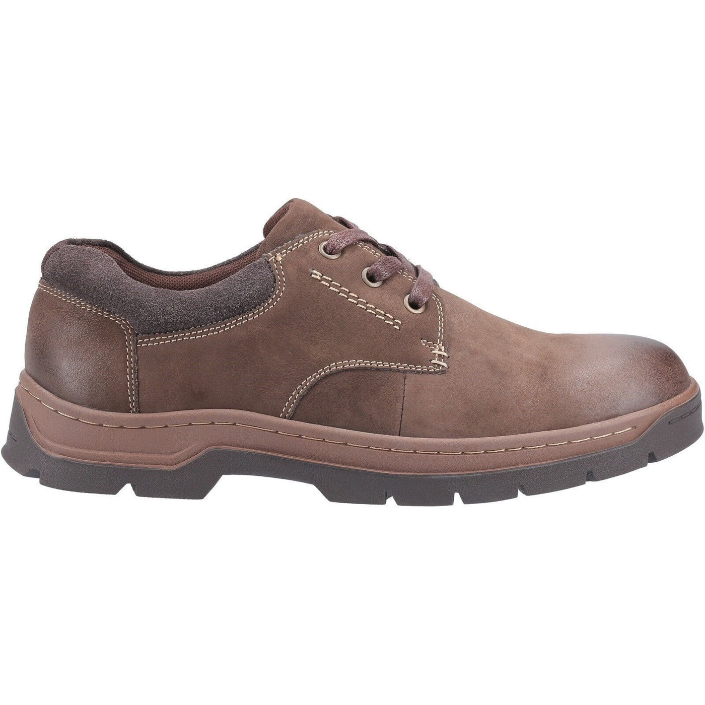 Cotswold Thickwood Leather Shoes-Brown-4