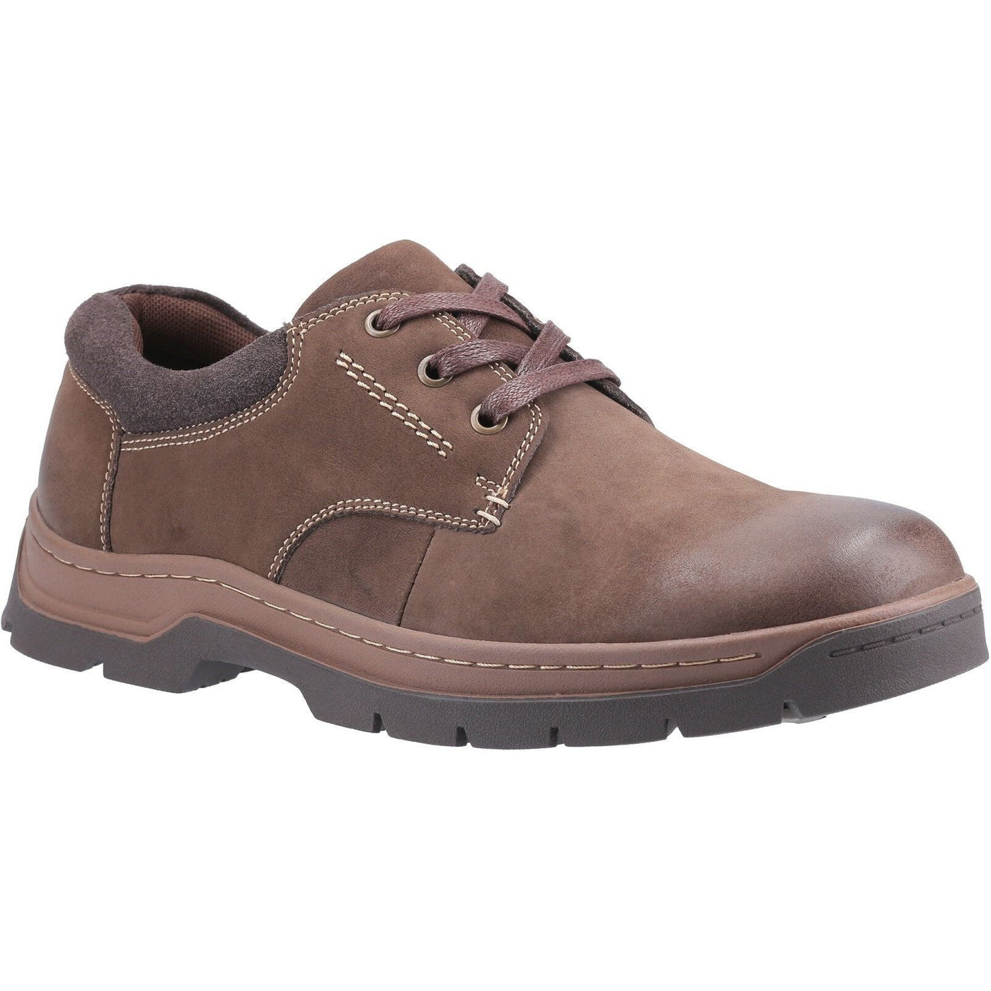 Cotswold Thickwood Leather Shoes-Brown-Main