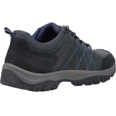 Cotswold Toddington Lace Up Shoes Navy 2#colour_navy-blue