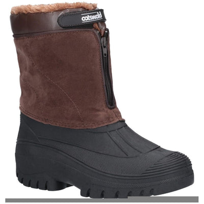 Cotswold Venture Waterproof Winter Boots-Brown-Main