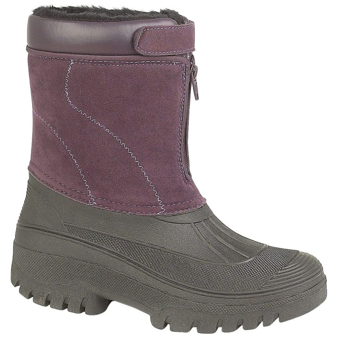 Cotswold Venture Waterproof Winter Boots-Purple-2