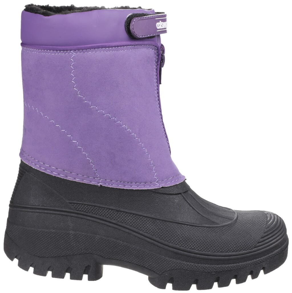 Cotswold Venture Waterproof Winter Boots-Purple-5