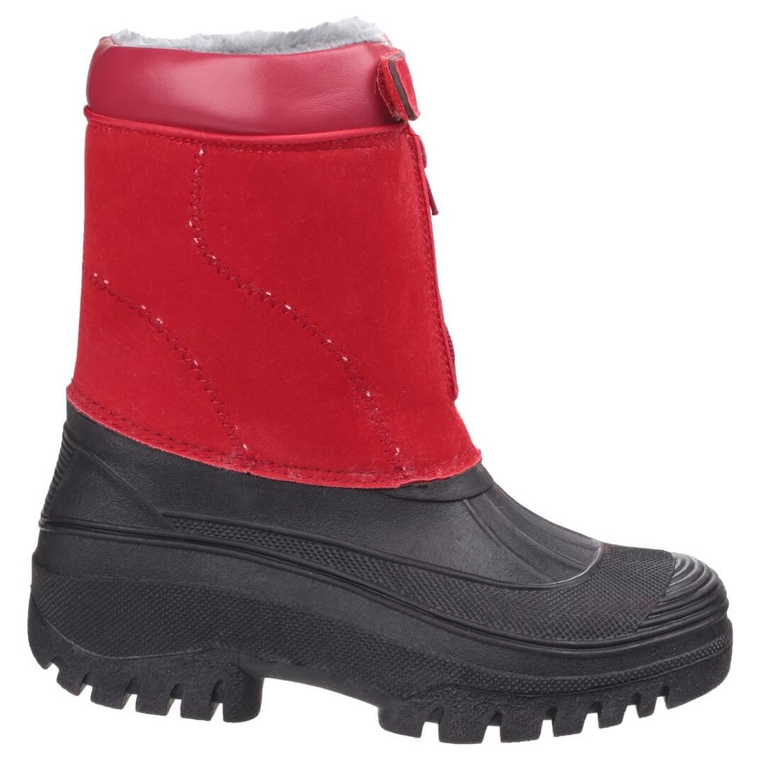 Cotswold Venture Waterproof Winter Boots-Red-5