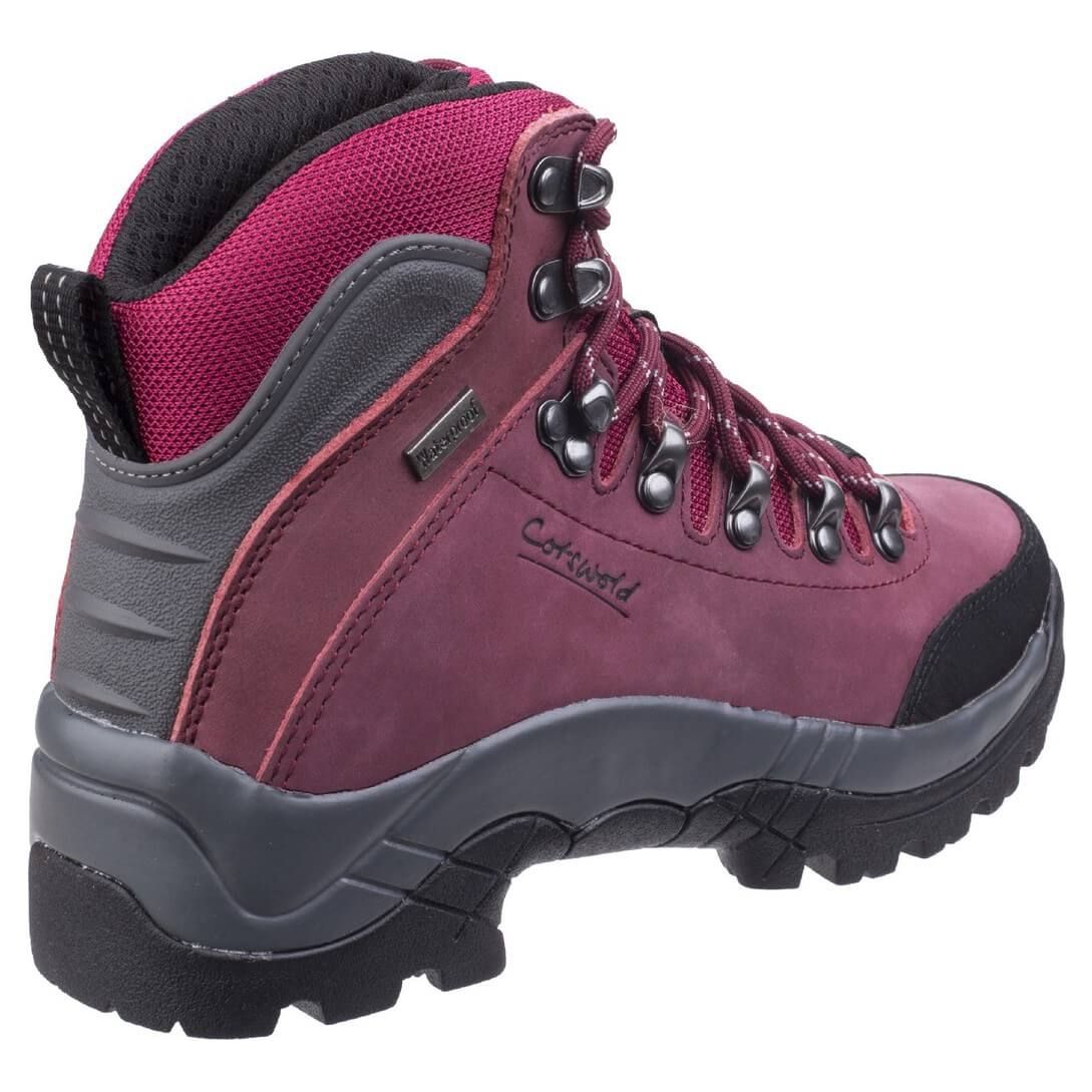 Cotswold Westonbirt Waterproof Hiking Boots-Red-2