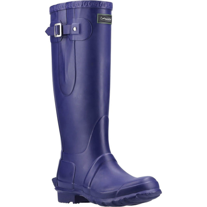 Cotswold Windsor High Wellies-Aubergine-Main