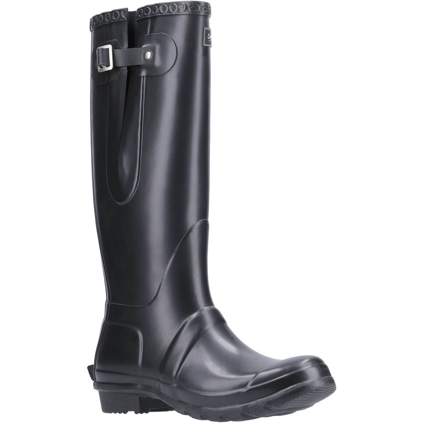 Cotswold Windsor High Wellies-Black-Main