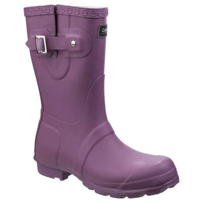Cotswold Windsor Short Wellies-Purple-Main
