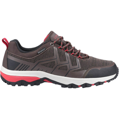 Cotswold Wychwood Low Waterproof Walking Shoes Brown 4#colour_brown