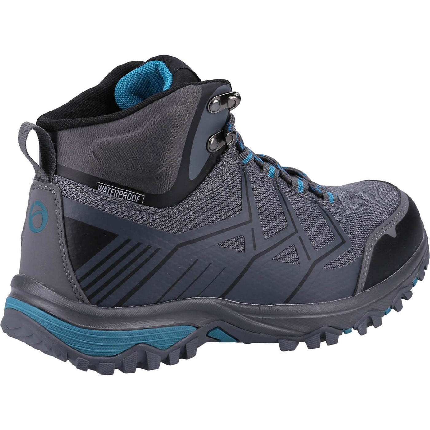 Cotswold Wychwood Mid Hiking Boots Grey/Blue 2#colour_grey-blue