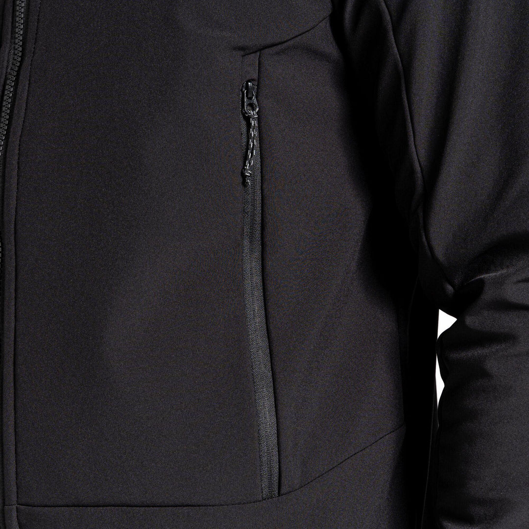 Craghoppers Expert Active Hooded Softshell Jacket Detail1 #colour_black