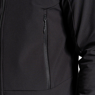Craghoppers Expert Active Hooded Softshell Jacket Detail1 #colour_black