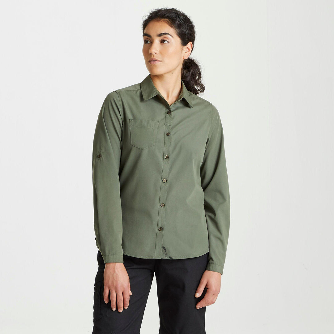 Craghoppers Expert Womens Kiwi Long Sleeved Shirt