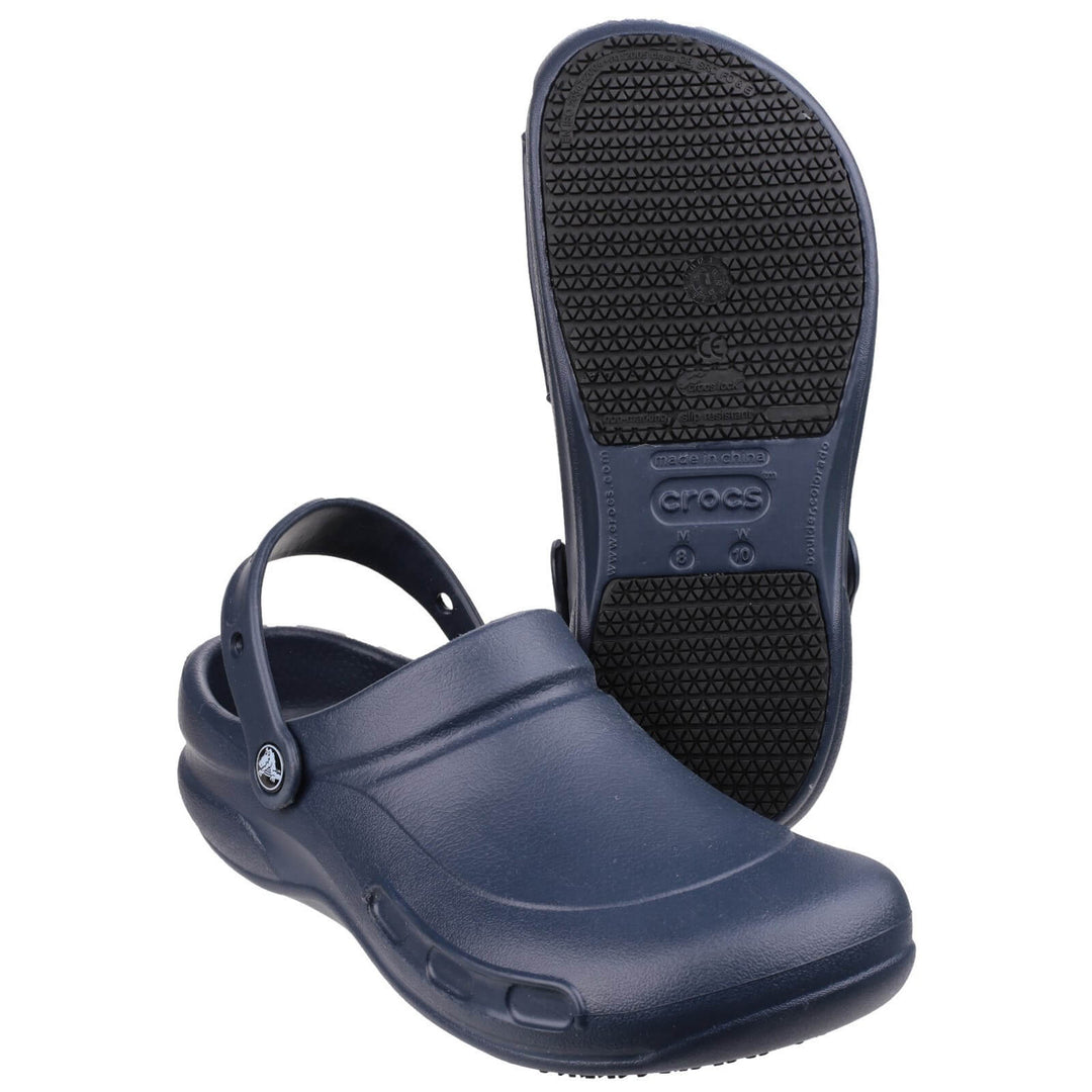 Crocs Bistro Work Clogs Navy 3#colour_navy-blue