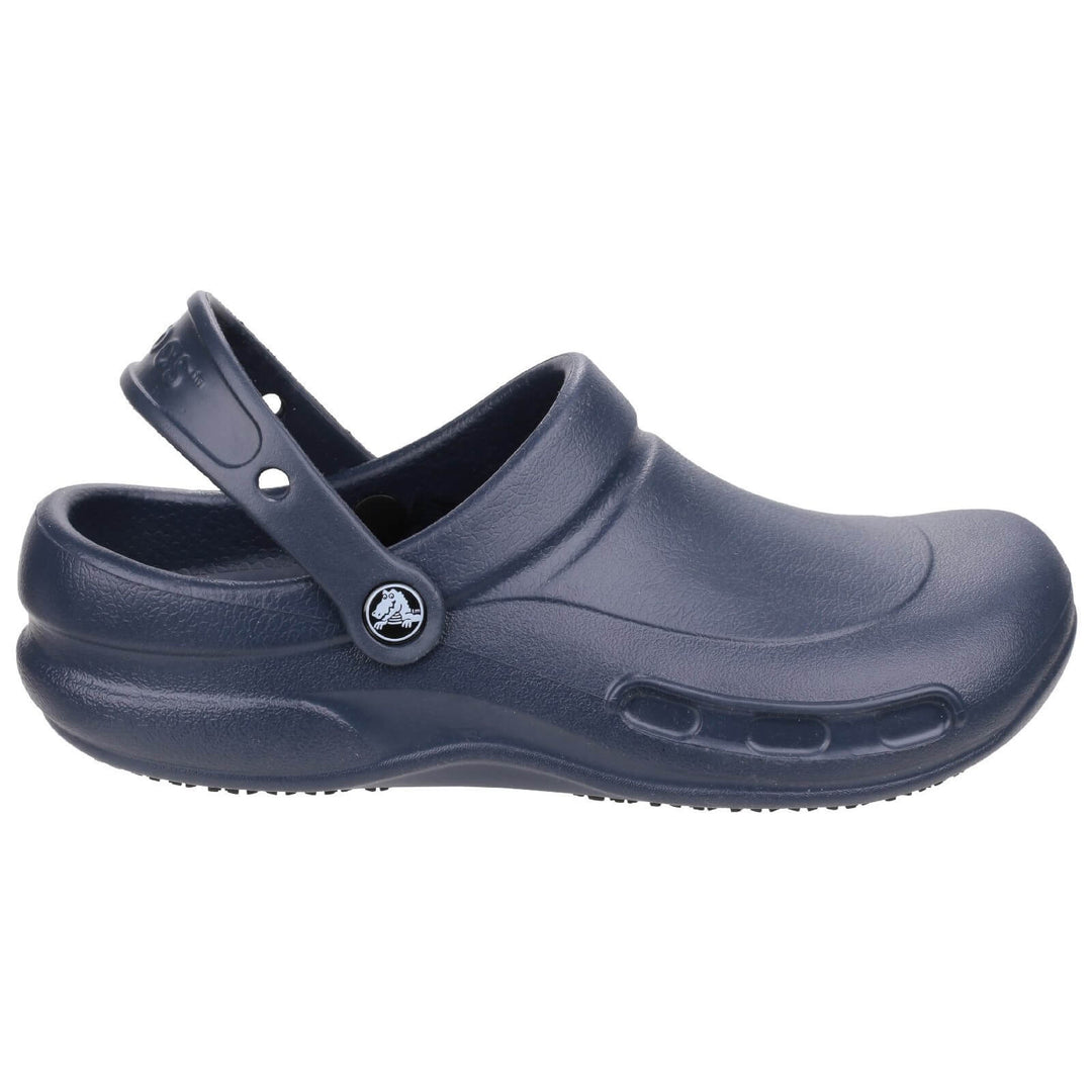 Crocs Bistro Work Clogs Navy 5#colour_navy-blue