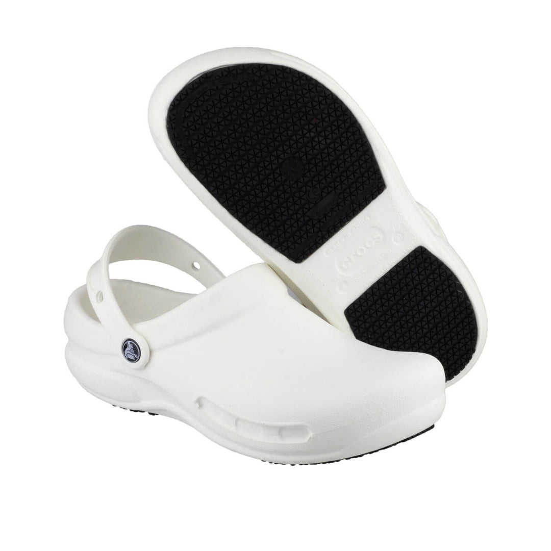 Crocs Bistro Work Clogs White 3#colour_white