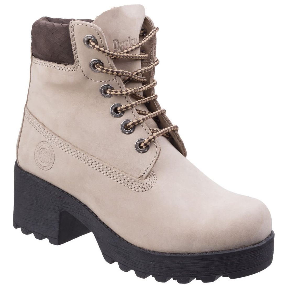 Darkwood Pine Casual Walking Boots-Beige-Main