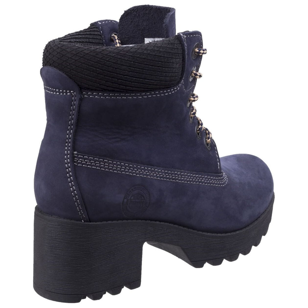 Darkwood Pine Casual Walking Boots-Navy-2