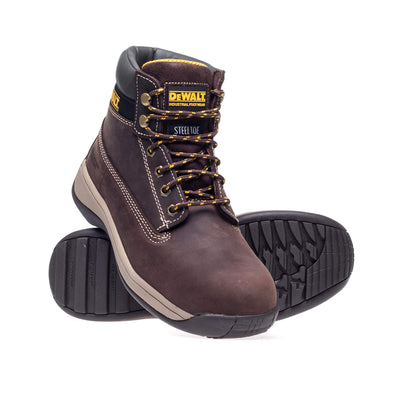 DeWalt Apprentice Brown Nubuck Safety Hiker Boots Brown Model 3 #colour_brown
