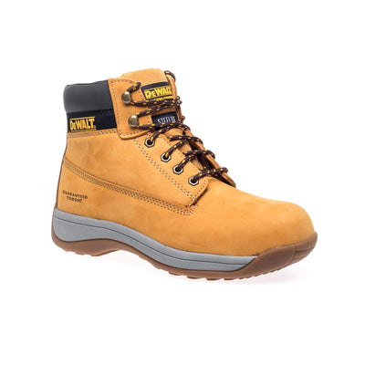 DeWalt Apprentice Brown Nubuck Safety Hiker Boots Honey Main #colour_honey