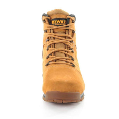 DeWalt Carlisle Wheat Nubuck Lightweight Safety Boots Honey Front #colour_honey