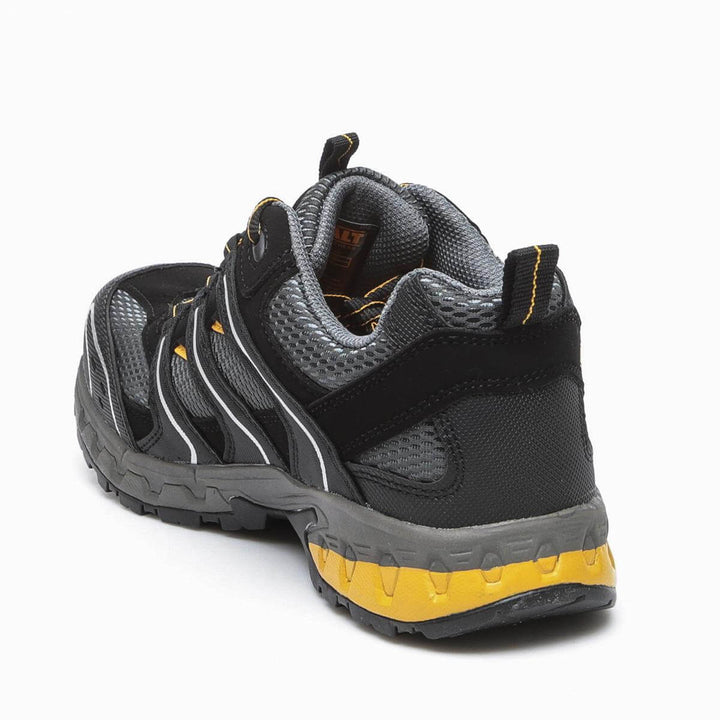 DeWalt Cutter Black and Grey Sports Safety Trainers Black Grey Back #colour_black-grey